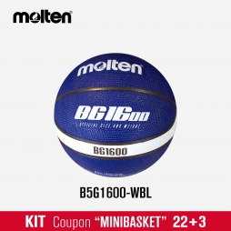 MOLTEN BASKET B5G1600-WBL MINIBASKET